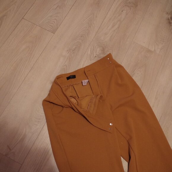 Ladies Mocha Trousers Relaxed Style - Picture 3 of 3